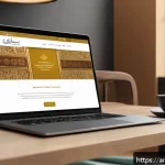 TESOL 자격증으로 가능한 비즈니스 모델 - A modern, professional website homepage design for an Arabic-speaking TESOL instructor, featuring a ...